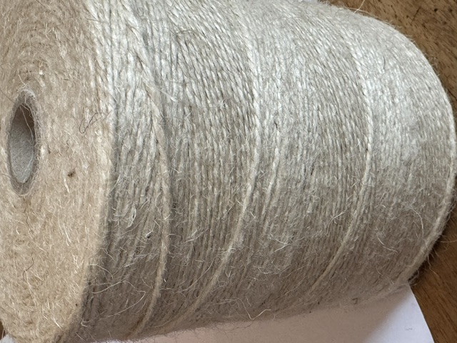 Jute thread, off-white, Ø: 2,00mm