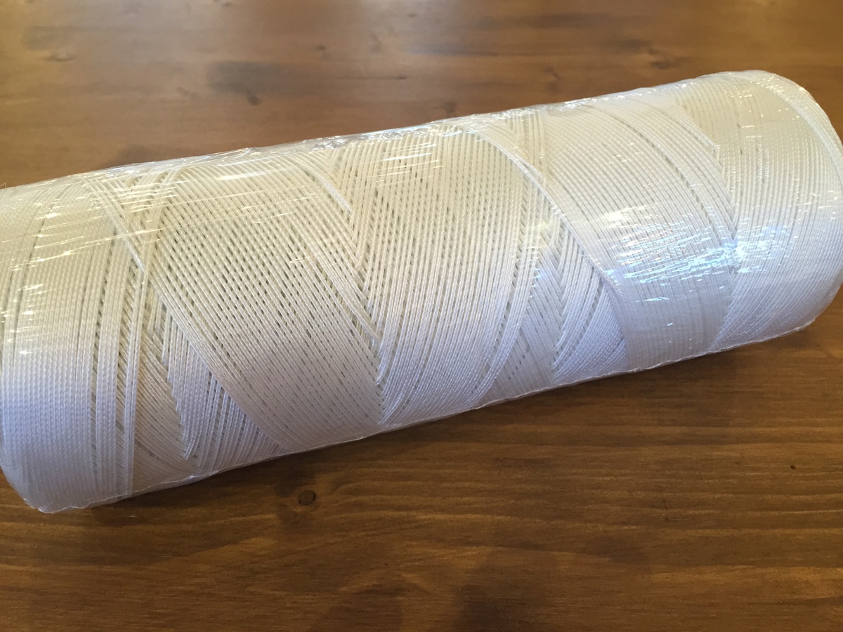 Cordonnet polyamide (nylon) tressé Ø: 0,70mm ± 1400M 1000gr