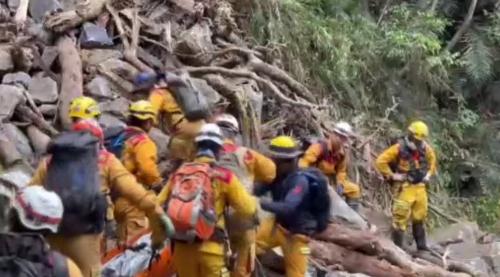 花蓮地動13死、6人失聯 特搜隊繼續入山區救援