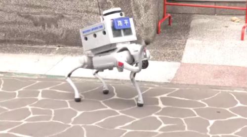 協助巡檢市內車路 臺北市試用「智能機器狗」