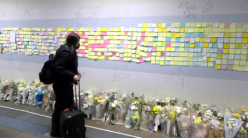 北捷禁止掛防毒面罩 設「哀悼壁」懷念余家昶