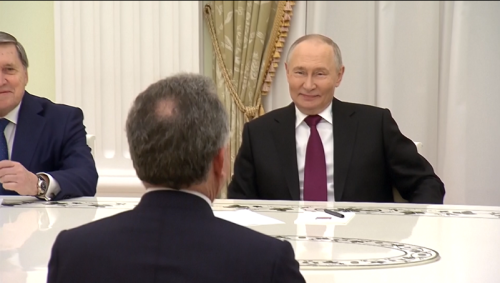 蒲亭會見美國特使 協商停火協議超過4點鐘