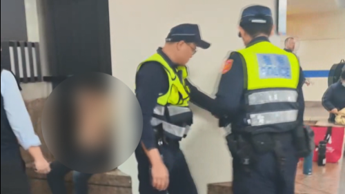 查埔佇北捷亂揤警鈴 閣攻擊站務員佮旅客
