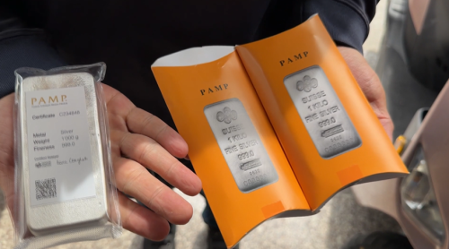 白銀頂禮拜大落30% 業者賣銀條唌人搶欲買