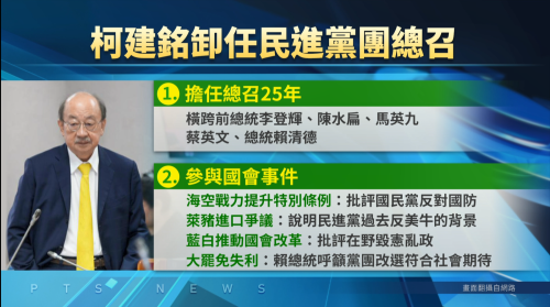 民進黨立院黨團新總召 柯建銘交接予蔡其昌