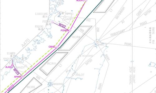 中:明啟W122.W123航線 取消M503偏置措施