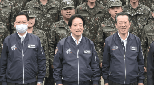 賴總統去花蓮 勉勵空軍天弓三型飛彈部隊