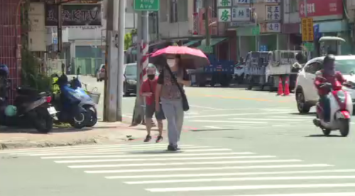 花蓮玉里高溫衝到38.3度 臺北社子熱到37.9度