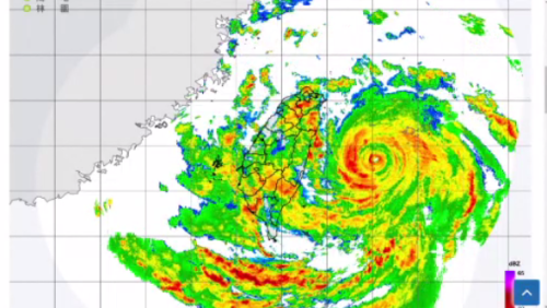 凱米暴風圈罩佇咱頂頭 全國發佈大水雨特報