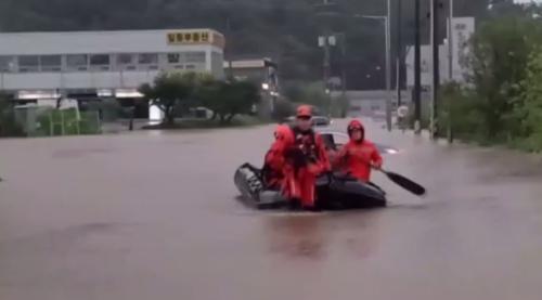 南韓連日摔大雨造成1死 全國已疏開1157人