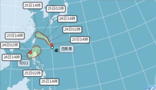 風颱范斯高.竹節草形成 罷免投票可能停辦