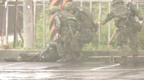 漢光演習第3日 桃園模擬敵軍攻擊後勤補給