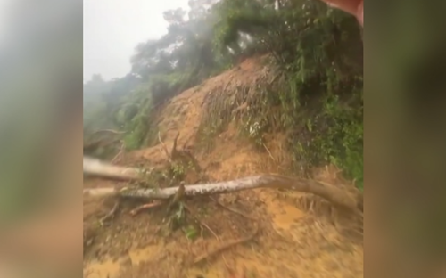 巴威風颱損蕩新竹 尖石五峰濟路段無法度行