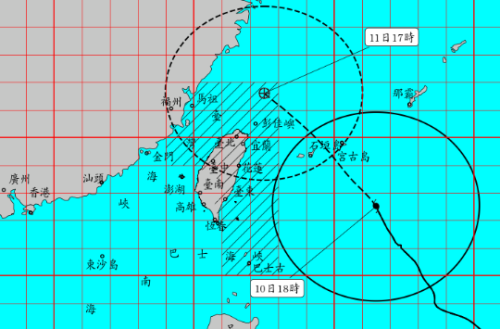 14縣市陸警範圍 下暗至明仔日時風雨上明顯