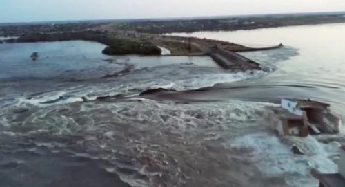 烏克蘭水壩被轟炸 80个庄頭淹水、4萬人撤離