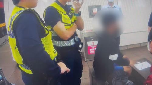 北捷有查埔譬帕叫、欲共人攻擊 乘客做伙壓制