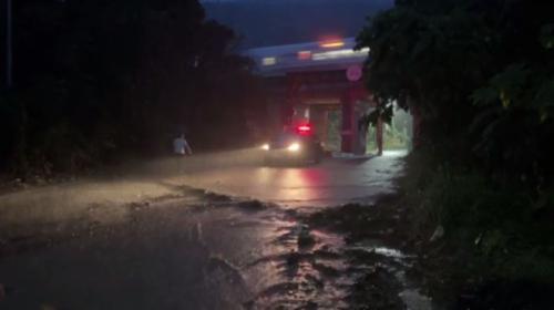 昨昏摔大雨出現塗石流 太麻里大王部落撤離