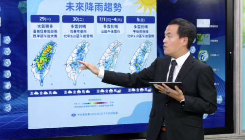 拜二開始水氣減、溫度夯 部份地區高溫36℃