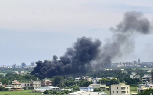 新竹空軍基地著火 洗油池時抽油機著火1傷