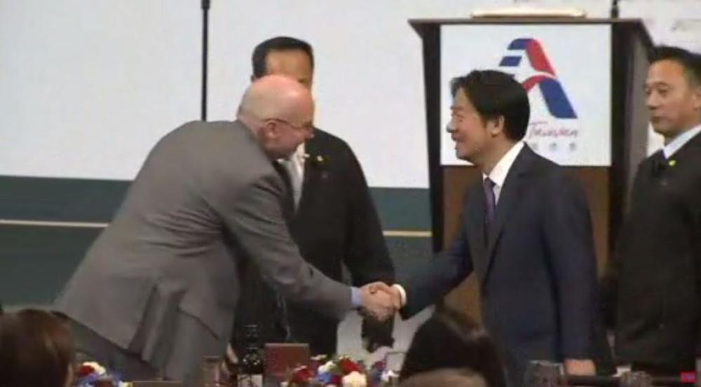 賴清德tshuā團隊去AIT謝年飯 宣佈對美擴大採購