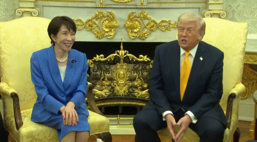 高市早苗訪美見川普 重點談論能源、區域穩定