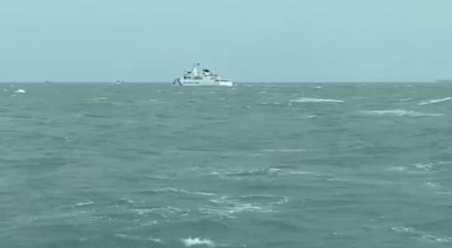 中國海警、公務船入金門水域 咱海巡廣播趕人
