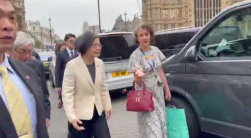 蔡英文歐洲行第三站訪問英國 去國會演說