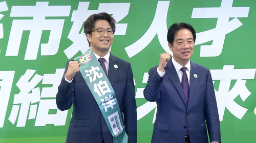 綠營徵召沈伯洋選臺北 蔣萬安強調注心市政