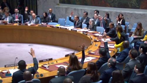 美、英、俄攏棄權 UN通過「加薩人道暫停」決議