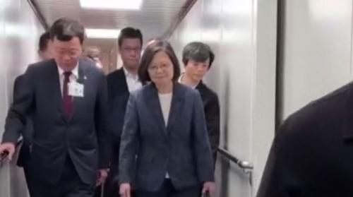 蔡前總統昨暗飛去訪問加拿大 出席HISF年會