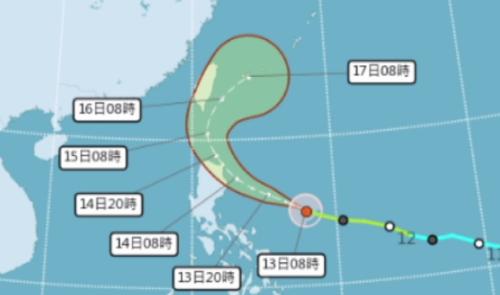 中颱天兔5:30發海警 今太平洋有3風颱共存