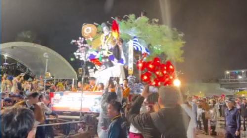 助花蓮振興觀光 日本盛岡山車來辦祈福遊行