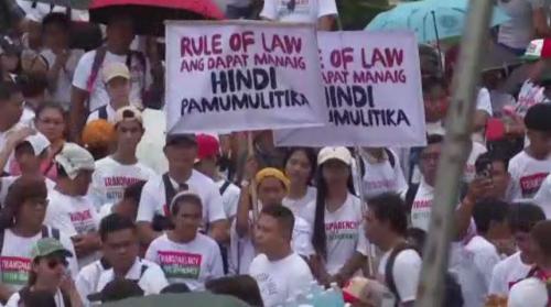 菲律賓65萬人反貪汙示威 愛政府查防洪工程