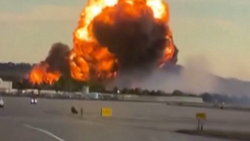 美國UPS貨機拄起飛煞隨摔落 造成7死11傷