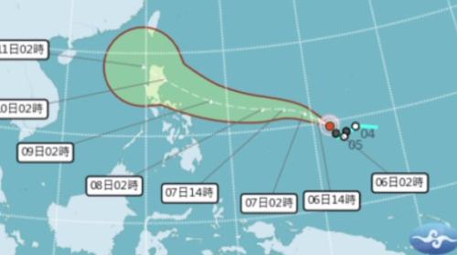 風颱「鳳凰」形成 後禮拜二倚近臺灣帶來大雨