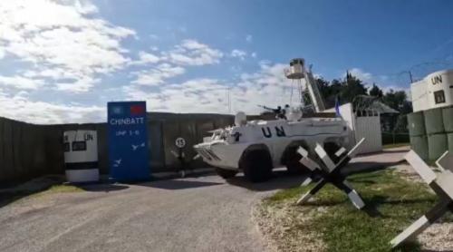 聯合國駐黎維和基地 以軍戰車硬衝閣射炮彈
