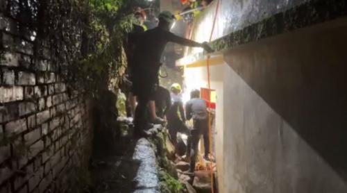 北海岸摔大雨 金山昨昏落雨破600毫米淹水