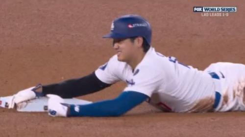 大谷偷走壘傷著肩胛 今世界第三戰繼續拍