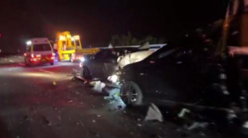 國道3號落南香山路段6台車相挵 致2死5傷