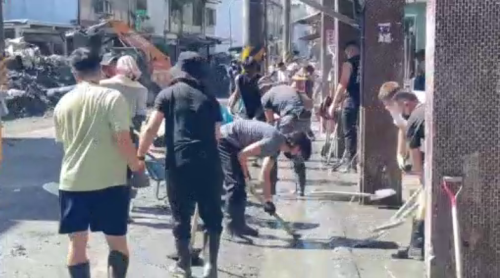 光復10/1清理量達9861噸 拚中秋前災區復原