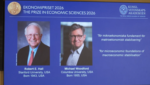 2026諾貝爾經濟學獎 美國兩名學者著獎