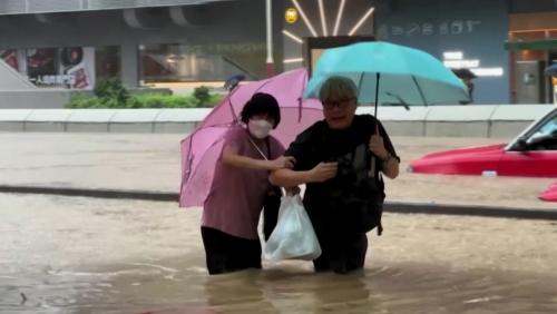 香港時雨量創139年記錄 發佈最高級烏色警報