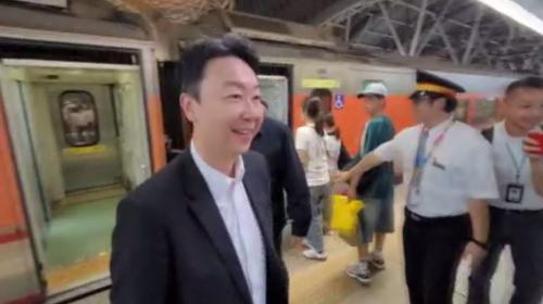 陳世凱視察臺鐵臺中站 允設月台門防止意外