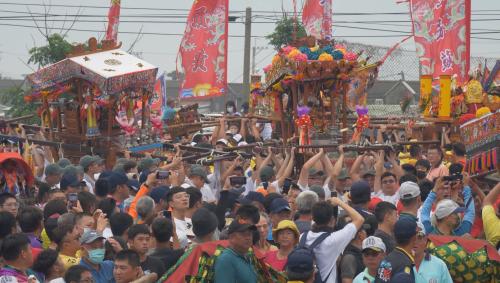 嘉義新塭"衝水路迎客王" 龍年12年大醮慶典