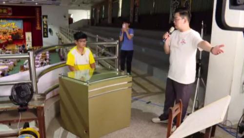 台語台到雲林播新聞 學生囡仔體驗做主播