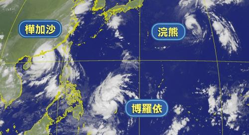 博羅依風颱形成、往海南島去 對臺灣無影響
