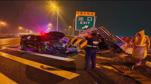 國3彰化和美段車禍 駕駛摔落高架橋跤過身