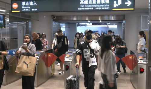 中秋連假第三暗 高鐵已經提早出現上北人陣