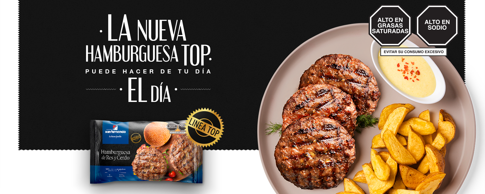 Hamburguesa Linea Top