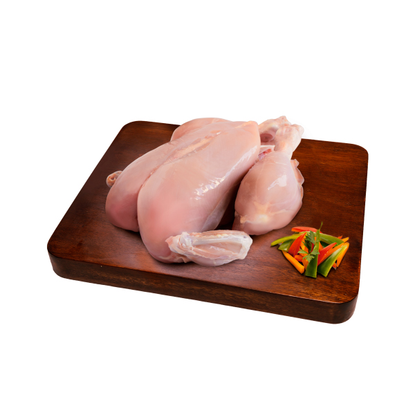 Pollo entero light <br> sin menudencia fresco <br> Rango 1.3 a 1.7 Kg.